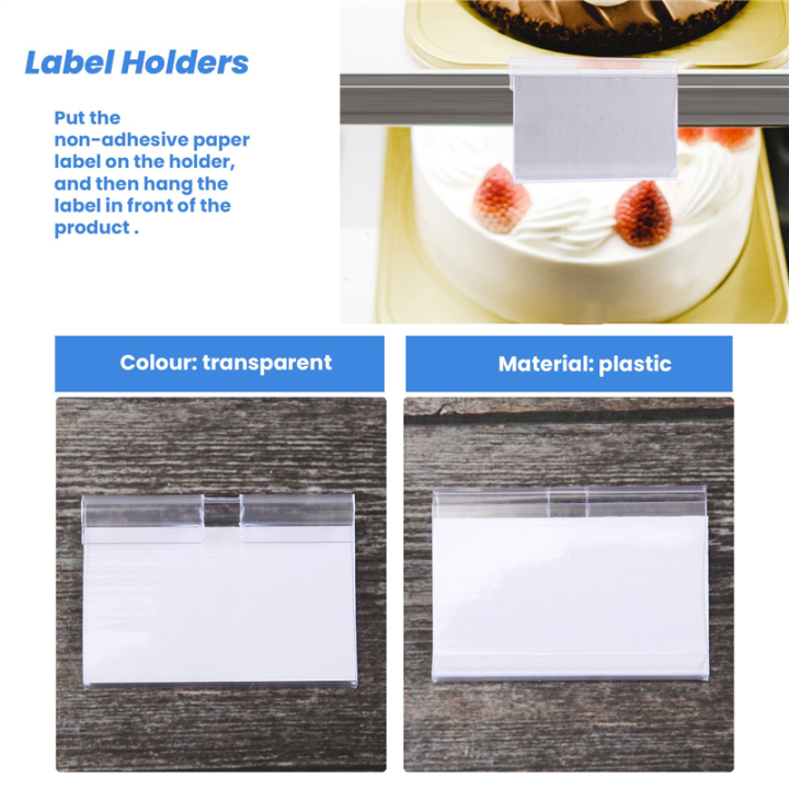 50Pcs%20Clear%20Plastic%20Label%20Holder%20Price%20Tag,%20for%20Storage%20Bins%20Labels%20-%20Image%203