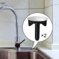 2 Pieces Kitchen Sink Hole Cover Sink Tap Hole Cover for Basin Sink Kitchen.