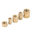 10-100pcs m1 M1.2 m1.4 M1.6 M2 M2.5 M3 M4 M5 M6 M8  M10 Brass insert nut Injection Molding Brass Knurled Thread Inserts Nuts. 