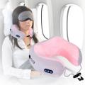 Electric U-Shaped Pillow Massage Neck Shoulder Cervical Multi-Function Massager Vibration Model Electric Massage U-Shaped Pillow N. 
