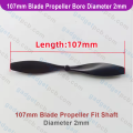 107mm Blade Propeller Prop Blade CW+CCW Fit Shaft Diameter 2mm For RC Toy Plane Model. 