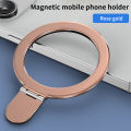Magnetic Finger Ring Mobile Phone Holder For Magsafe IPhone 15 14 13 12 Wireless Charging Metal Plate Folding Magnet Bracket New Conbo. 