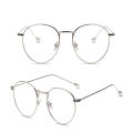Retro Ultralight Round Metal Frame Unisex Computer Glasses Blue Light Blocking Eyeglasses Flat Mirror Eyewear.