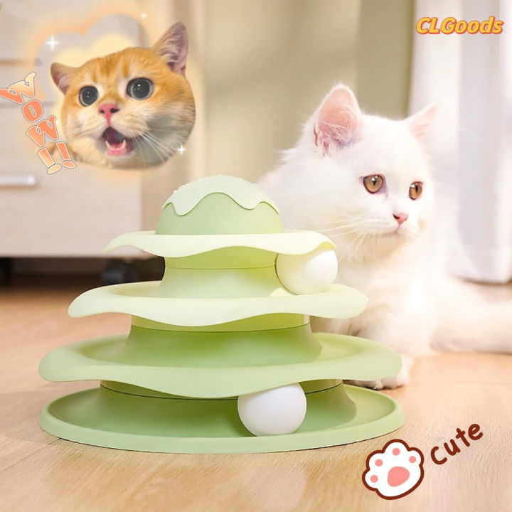 Cat Tower Toy Cat Intelligence Training Turntable, Cat Play, cat toys
