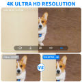 Vikylin 8MP 4K ColorVu IP Camera For Hikvision Compatible Human Vehicle Detect Two Way Audio CCTV Security Camera system NVR KIT.