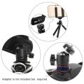 1pc Mini Swivel Ball Head Tripod Head 360 Degree Rotating Mount Base Adapter with Universal 1/4 Inch Screw Mounts for DSLR ILDC Camera DV Tripod Monopod Light Stand  -Tripod Head. 