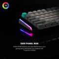 FANTECH MK913 ATOM PRO83 RGB Mechanical Gaming Keyboard Mercury Black & Saturn Grey Layout Red Switch & Blue Switch. 