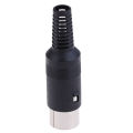 Din plug 13 pin male inline audio adapter connector for atari st kenwood icom. 