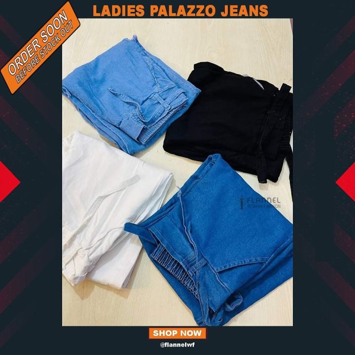 Denim%20Plazzo%20pant%20for%20Woman%20-%20Image%202