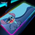Cute Kawaii RGB Mouse Pad Gaming Accessories Computer Mousepad Gamer 100x50 Backlit LED Gabinete Carpet Tapis De Souris Desk Mat. 