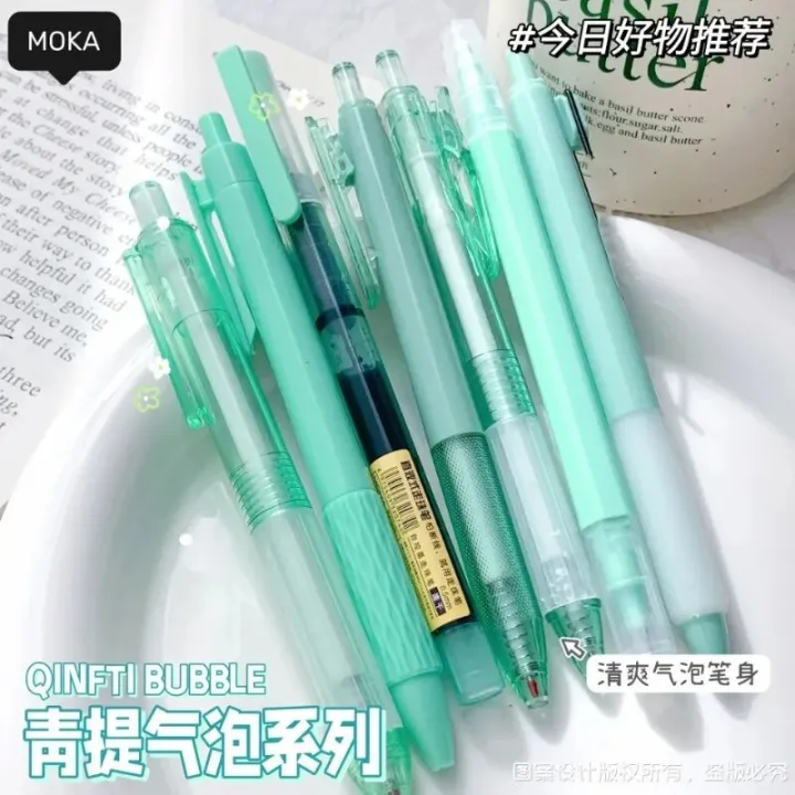 7pcs%20Kawaii%20Pens%20Quick-Drying%20Ink%20Japanese%20Stationery%20Highlighter%20Pen%20Set%20Aesthetic%20School%20Supplies%20Ballpoint%20Pen%20Back%20To%20School%20-%20Image%204
