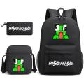 UNSPEAKABLE Schoolbag Fashion European and American Style Men's and Women's Student Backpack Casual Messenger Bag Cartoon Cute Backpack.