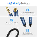 Ugreen Jack 3.5 mm Audio Extension Cable for Huawei P20 lite Stereo 3.5mm Jack Aux Cable for Headphones Xiaomi Redmi 5 plus PC Computer iPod. 