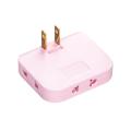 3 In 1 EU Extension Plug Electrical Adapter 180 Degree Rotation For Mobile Phone Charging Converter Socket.