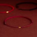 Red String Bracelet with Bead Kabbalah Protection Thread Handmade String Bracelets Good Luck Gift for Women Men Girls Boys. 