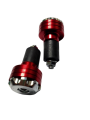 Motorcycle handlebar end plug. 