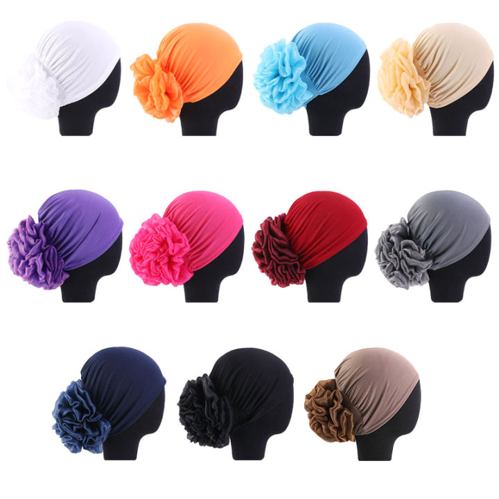 %E3%80%90Flash%20sale%E3%80%91%20Satin%20Flower%20Headwear%20Hijab%20Caps%20Indian%20Hats%20Turban%20Hat%20Women%20Headscarf%20WEIRUI%20-%20Image%207