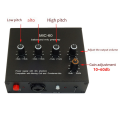 FORIDE Balanced Dynamic Microphone Amplifier Music Audio Amplifier MIC-60 with 48V Phantom Power with 3.5mm Cable. 
