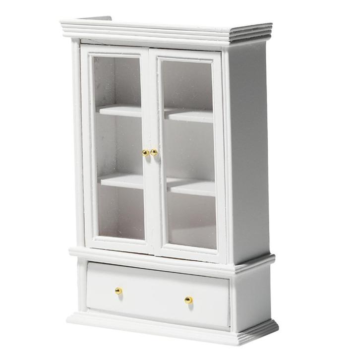 【Serendipity party】1/12 Mimi Furniture Double Door Glass Cabinet Model bauble