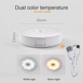 LED PIR Motion Sensor Light Rechargeable Small USB Night Llight Bedroom Night Light Kitchen Cabinet Light Children's Night Light Rechargeable Small USB NightLlight. 