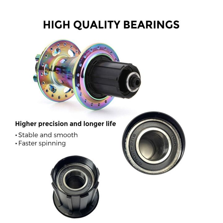 TANKE%20Bicycle%204%20Bearing%20Hub%20120%20Ring%20Quick%20Release%20Barrel%20Shaft%20Colorful%20Aluminum%20Alloy%20Mountain%20Bike%20Hub%20Accessories%20-%20Image%207