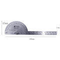 KOGEEK Stainless Steel 180 Degree Protractor Angle Finder Rotary Woodworking Measuring Ruler Craftsman Tool. 
