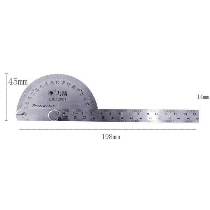 KOGEEK%20Stainless%20Steel%20180%20Degree%20Protractor%20Angle%20Finder%20Rotary%20Woodworking%20Measuring%20Ruler%20Craftsman%20Tool%20-%20Image%204