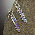 Drop Earrings Fine Workmanship Wave Edge Long Women Earrings. 