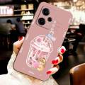 For Redmi Note 12 5G Back Cover Case Fashion Honey Peach Milk Tea Soft Silicone Shockproof Camera Lens Protector Phone Cases. 