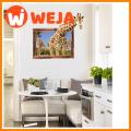 Cartoon 3D Vivid Wall Stickers For Kids Rooms Art Mural Poster Giraffe For Home Decor bedroom Wall Decals.
