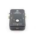KVM Switch 2 Port VGA Switch USB 2.0 KVM Mouse Switcher Keyboard.