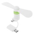 Small Fan Your Portable Phone HTC Phone Fan icro Upe C M2-in-1 TySB Mini Fan Cooler for Samsung Xiaomi Huawei.