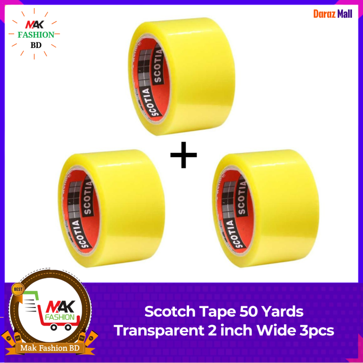 Scotch%20Tape%2050%20Yards%20Transparent%202%20inch%20Wide%203pcs%20-%20Image%202
