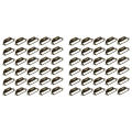 NAMUNY 60 Pieces 69X30mm Antique Bronze Card Holder Drawer Pull/Label Frames Card/Tag Pull/Cabinet Frame/File Name Card Holder.