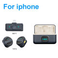 SX21 Magnetic Wireless Microphone with Charging Case, Copy of Hollyland Lark M2. Interview, Live Broadcast, Audio Video Recording Clip on Collar Microphone. Noise Reduction Lavalier Mini Collar Microphone. 