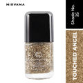 Nirvana Color Nail Enamel Glitter - Glitter Nail Polish for Women - Touched Angel : shade-25. 