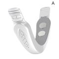 Ems Massager Double Chin V-line Lift Up Belt Led Slimming Stimulator Light Vibration Face Blue Device Face Lifting B2z7.