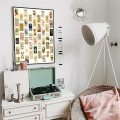 Vintage Aesthetic Wall Collage Kit - 50 Mini Botanical Collage Art Posters (4X6Inch), for Photo Wall.