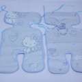 Baby baby five point mat, children's stroller ice silk cool mat. 