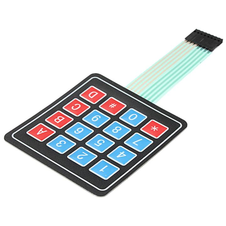 4x4 16 Key Matrix Array/Matrix Keyboard Membrane Switch Keypad for Arduino DIY Electronic kit