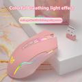 New Product ONIKUMA CW905 Cute Pink Wireless Gaming Mouse RGB Marquee Rechargeable Desktop Computer Notebook Mouse. 