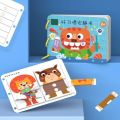 Montessori Baby Quiet Book Toys Early Education Hook Loop Sticker Sensory Games Parish Learning My First Busy Book 3-6 Year Old.