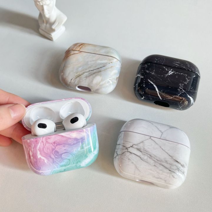 For Airpods 3rd Generation Case Cute Airpod Case Marble Hard