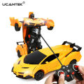 1/18 RC Car 2 in 1 Transformation Robots Model remote control Car Racing Car Toys Fighting Toys Gift. 