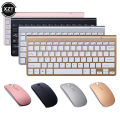 2.4G Wireless Keyboard and Mouse Protable Mini Keyboard Mouse Combo Set For Notebook Laptop Mac Desktop PC Computer Smart TV PS4. 