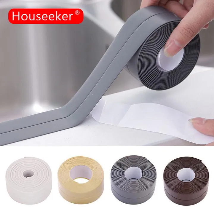 Houseeker%203.2M%20Self-adhesive%20Kitchen%20Bathroom%20Sink%20Sticker%20Waterproof%20Anti-moisture%20PVC%20Ceramic%20Stickers%20Wall%20Corner%20Line%20Sink%20Accessories%20-%20Image%207