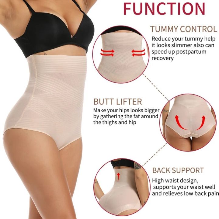 High%20Waist%20Tummy%20Control%20Panties%20Women%20Shapewear%20Sculpting%20Compression%20Briefs%20Body%20Shapers%20Seamless%20Slim%20Underwear%20-%20Image%204