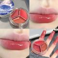 3 Colors Pigment Lipstick Long Lasting Non-stick Cup Moisturizing Lip Tint Lipgloss.