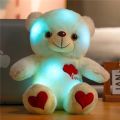 1Pcs Toys for Children Plush Light Bear Toy Tool Soft Present Birthday Gift Light LED Stuffed Animals Plush Toy Colorful Glowing. 