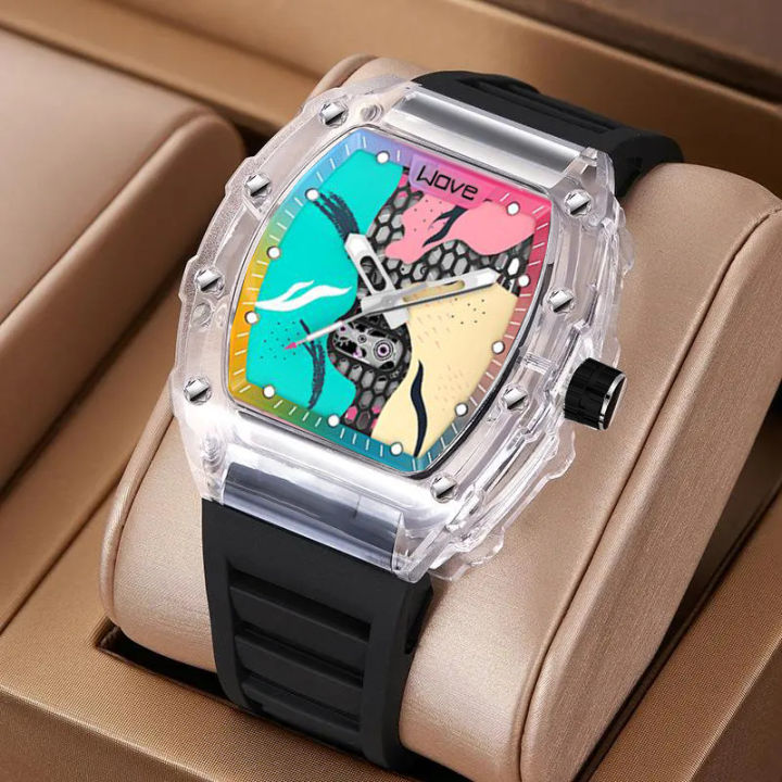 2024%20New%20High%20Beauty%20Leisure%20Sports%20Fully%20Automatic%20Quartz%20Hollow%20Night%20Glow%20Waterproof%20Richard%20Men's%20Watch%20Phantom%20Color%20-%20Image%202